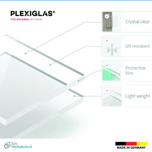 Plexiglas transparent - xt,