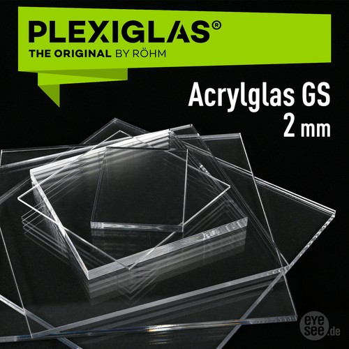 Plexiglas 2mm scheibe - 2mm,