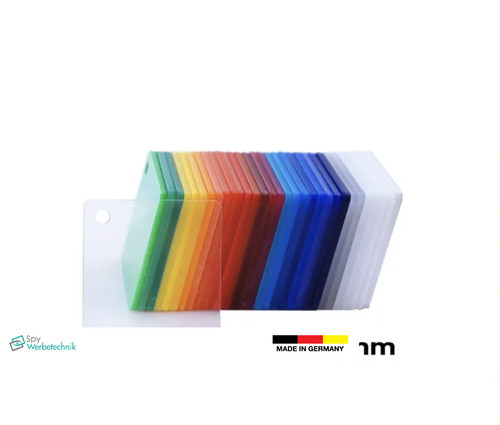 Plexiglas 3mm farbig - farbig, rot